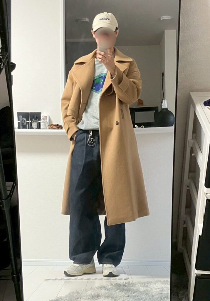 SUBLATIONS デニム コーディネート キャメルコート