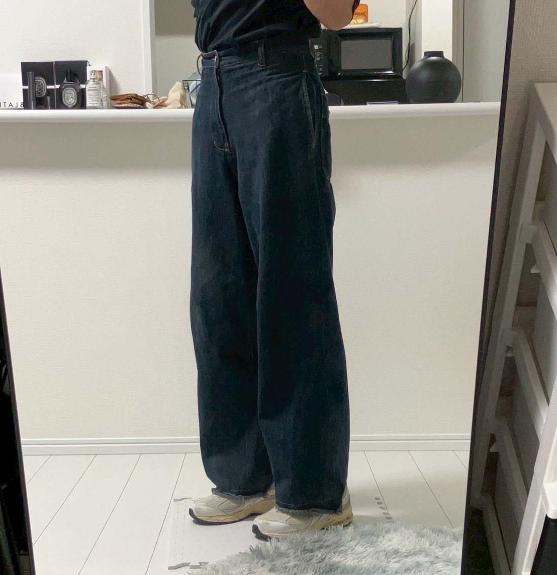 soerteのデニムワイドパンツ