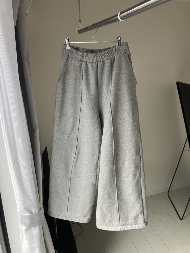 CALLNEのスウェットワイドパンツ