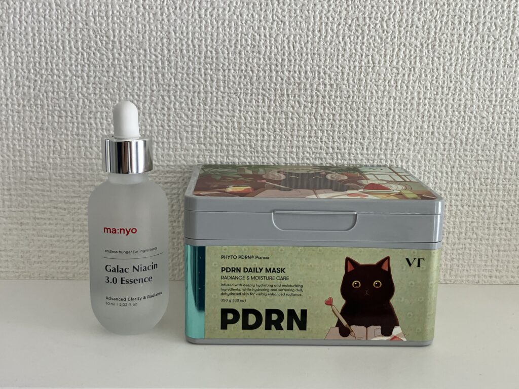 manyoの美容液とVTのパック